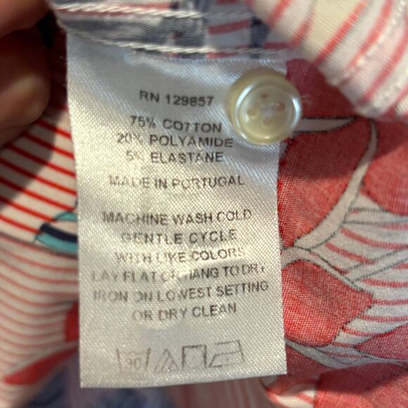 Rochelle Behrens The Shirt Floral & Striped Button Down - size XS - Picture 5 of 6